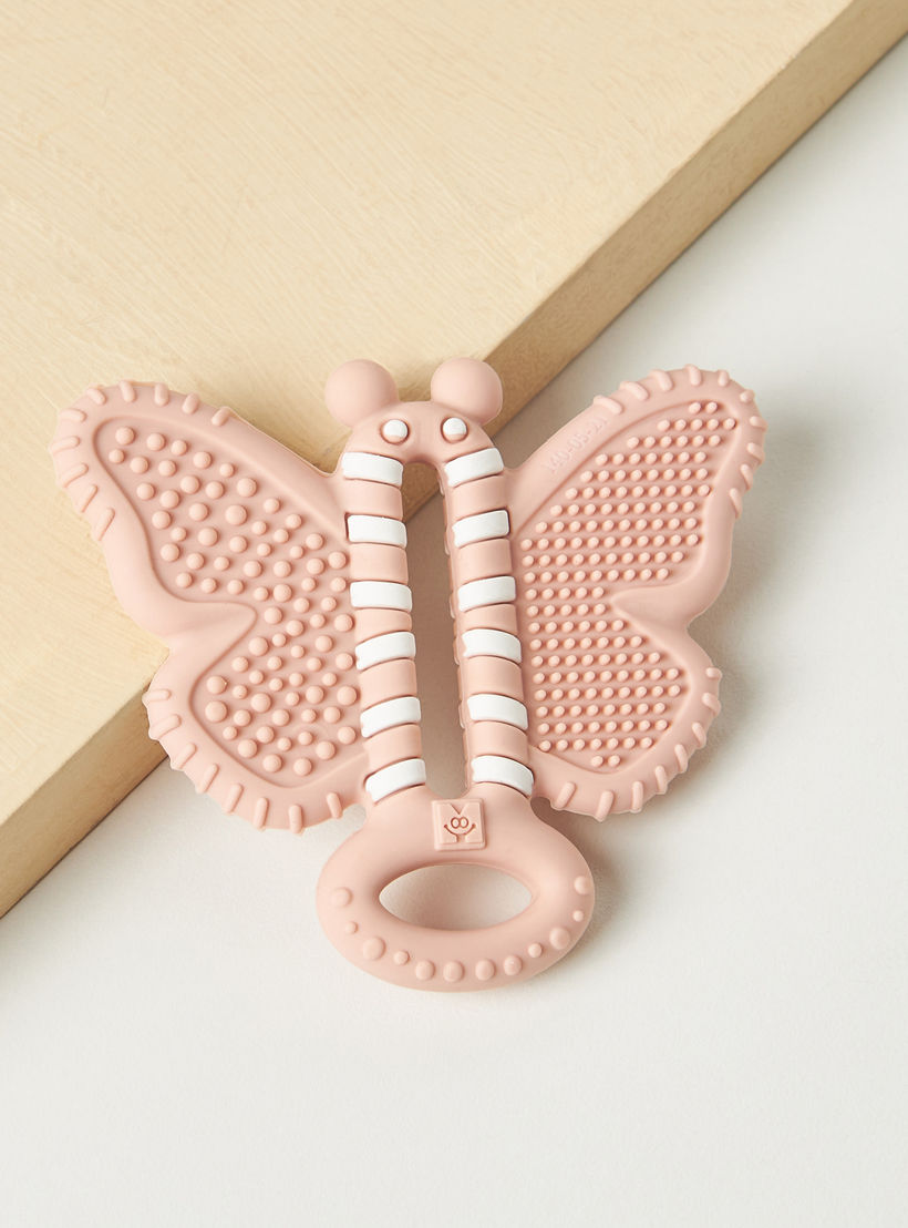Malarkey Kids Butterfly Shaped Teether Brush - Laadlee