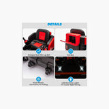 MYTS Mini Engineer Remote Control Ride-On Excavator - Red