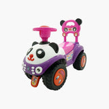 MYTS Girl's Foot-To-Floor Ride-On Push Car With Music And Storage - Pink