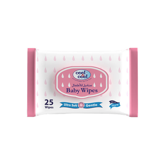 Cool & Cool Baby Wipes - 25pcs