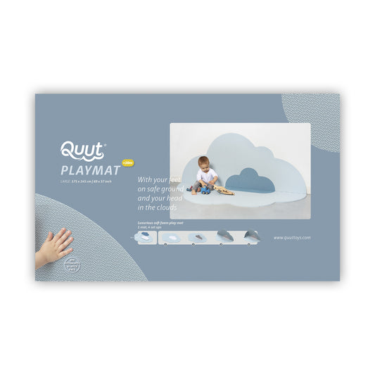 Quut Playmat Cloud Large - Dusty Blue