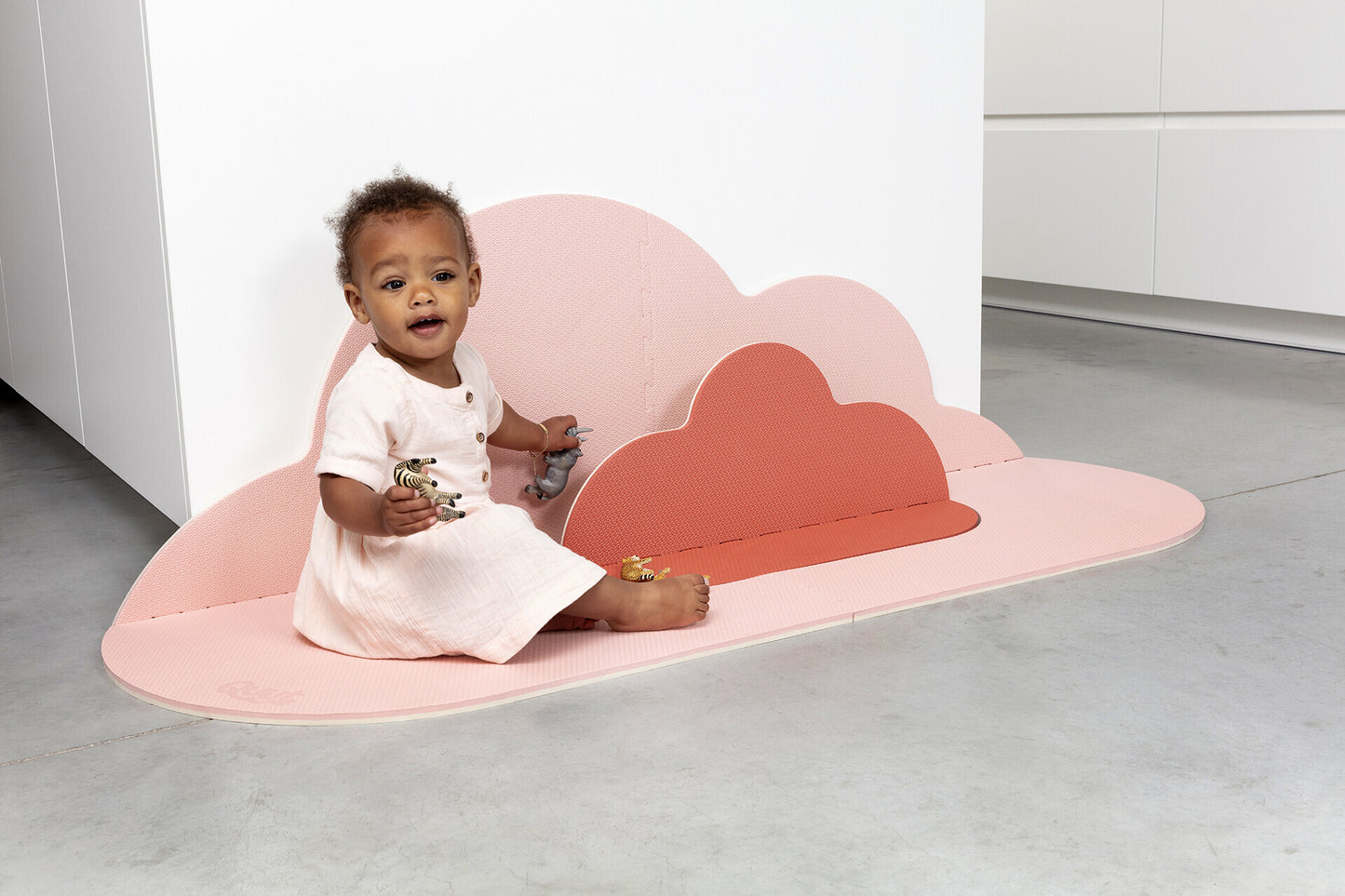 Quut Playmat Cloud Small - Blush Rose