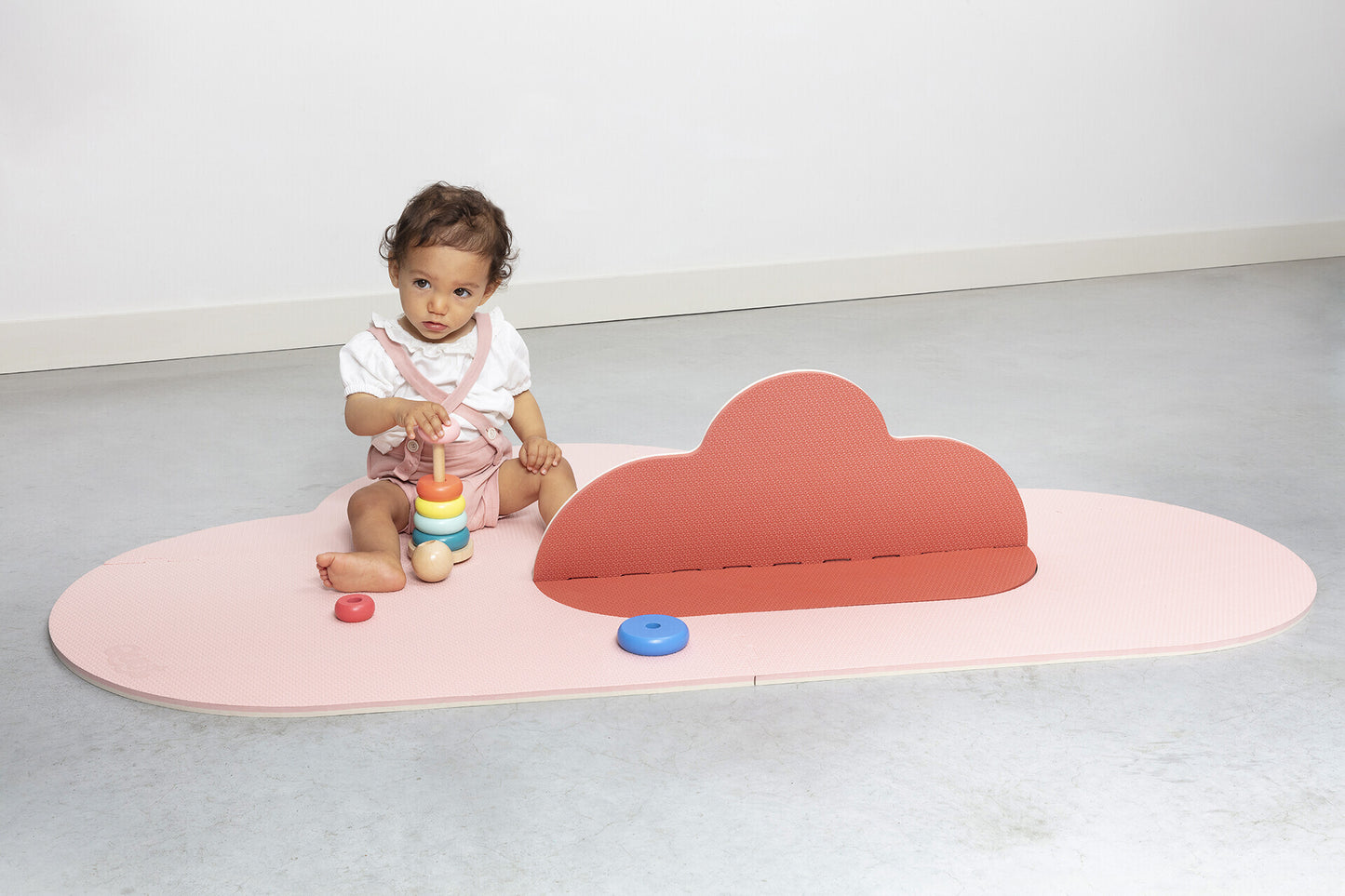 Quut Playmat Cloud Small - Blush Rose