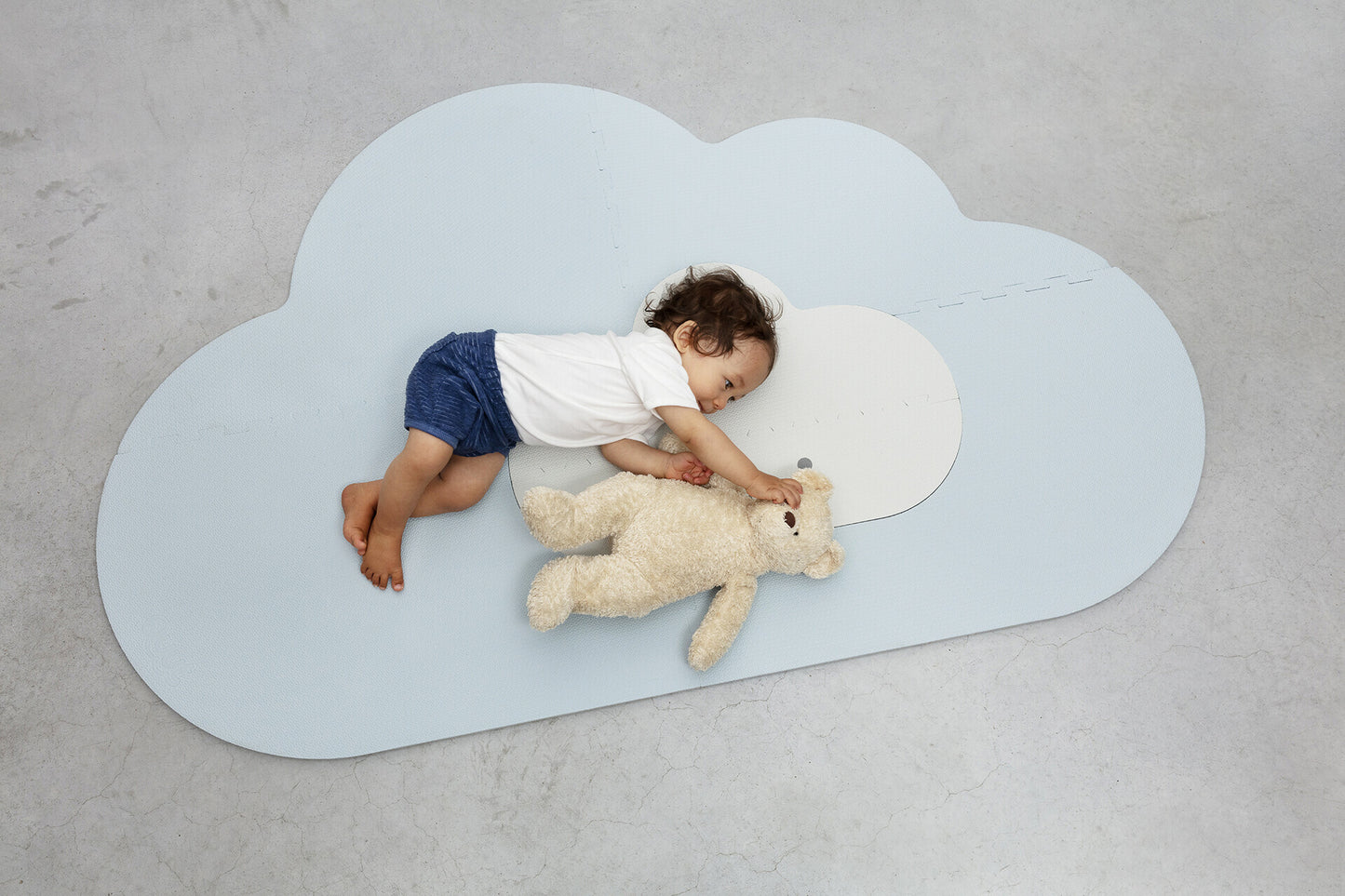 Quut Playmat Cloud Small - Dusty Blue