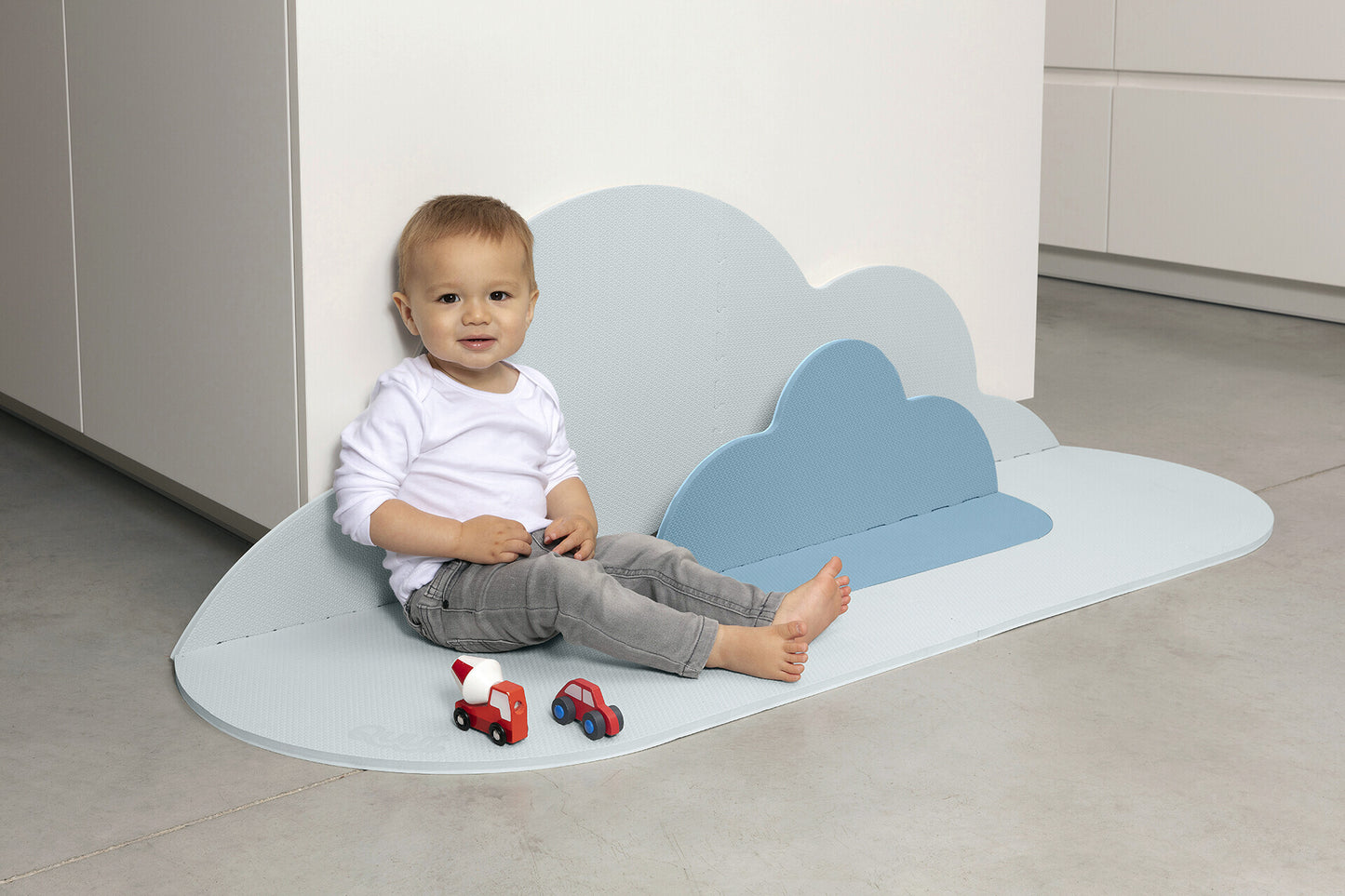 Quut Playmat Cloud Small - Dusty Blue