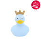 Lilalu Bath Toy Mini Rubber Duck With Crown - Blue