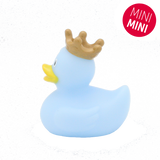 Lilalu Bath Toy Mini Rubber Duck With Crown - Blue