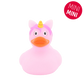 Lilalu Bath Toy Mini Unicorn Duck - Pink