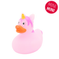 Lilalu Bath Toy Mini Unicorn Duck - Pink