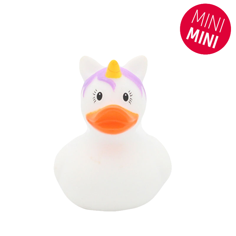 Lilalu Bath Toy Mini Unicorn Duck - White