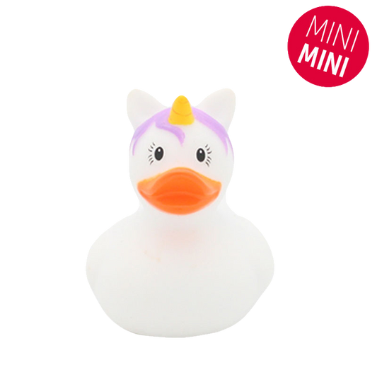 Lilalu Bath Toy Mini Unicorn Duck - White