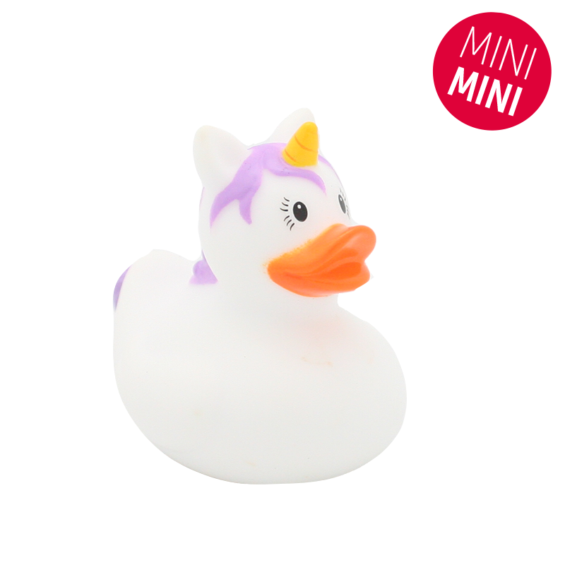 Lilalu Bath Toy Mini Unicorn Duck - White