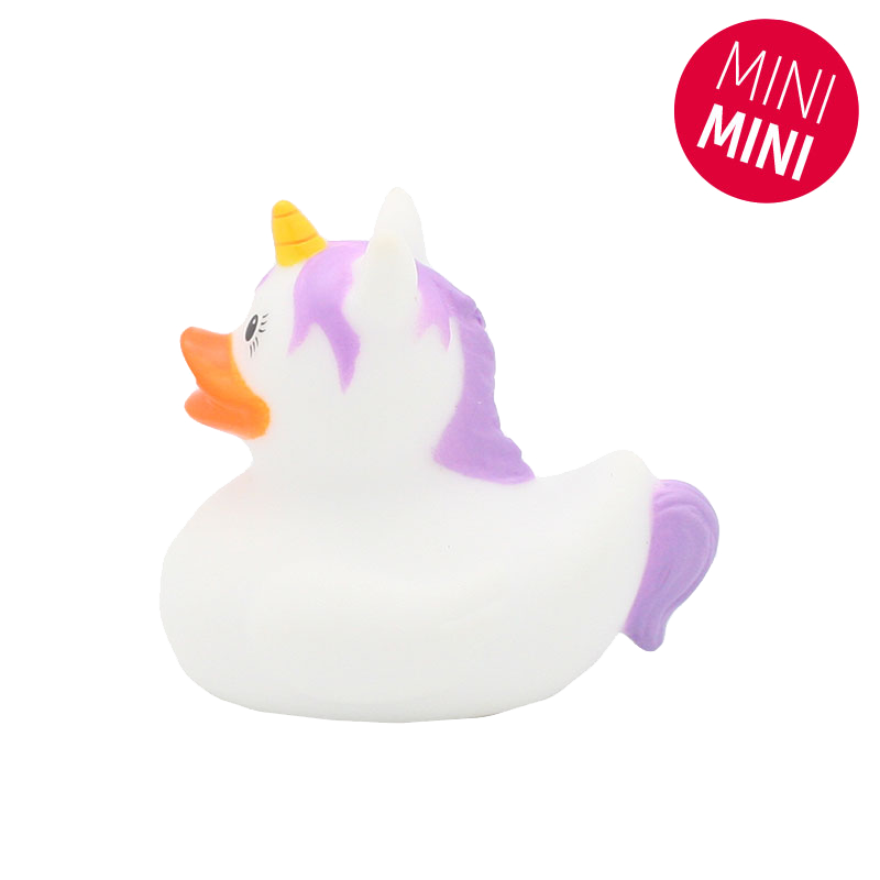 Lilalu Bath Toy Mini Unicorn Duck - White