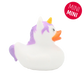 Lilalu Bath Toy Mini Unicorn Duck - White