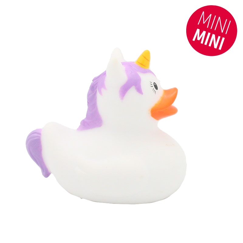 Lilalu Bath Toy Mini Unicorn Duck - White