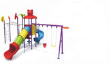 MYTS Kids Active Hub With 3 Swings, 2 Slides & Climbers