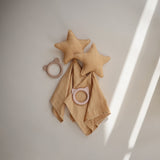 Mushie Lovey Blanket Star Fall Yellow - Laadlee