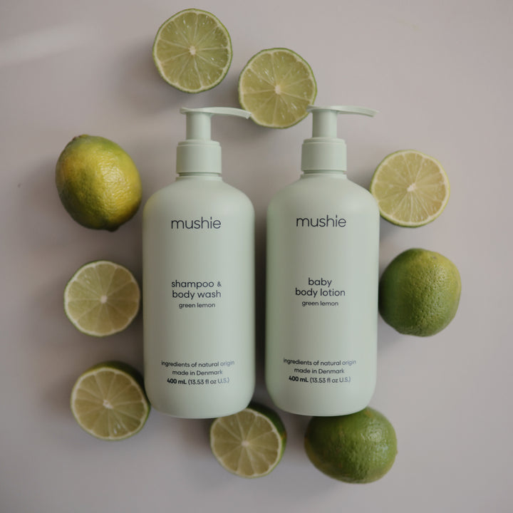Mushie Baby Lotion Green Lemon - 400ml - Laadlee