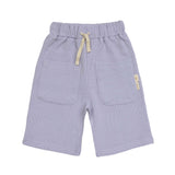Lassig Waffle Shorts  - Pastel Lilac