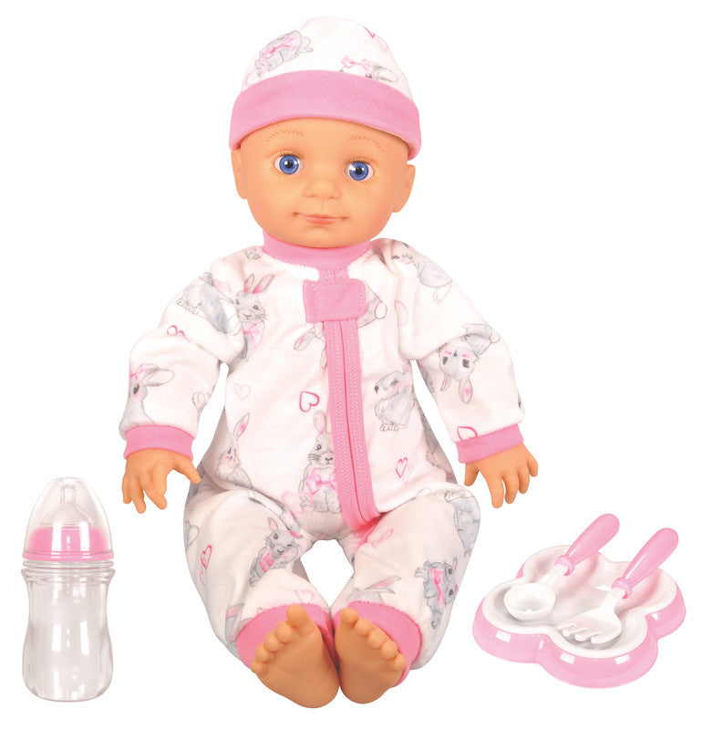 Lotus Lily & Lace -Baby 18" Soft-bodied Baby Doll – Hispanic 1 - Laadlee