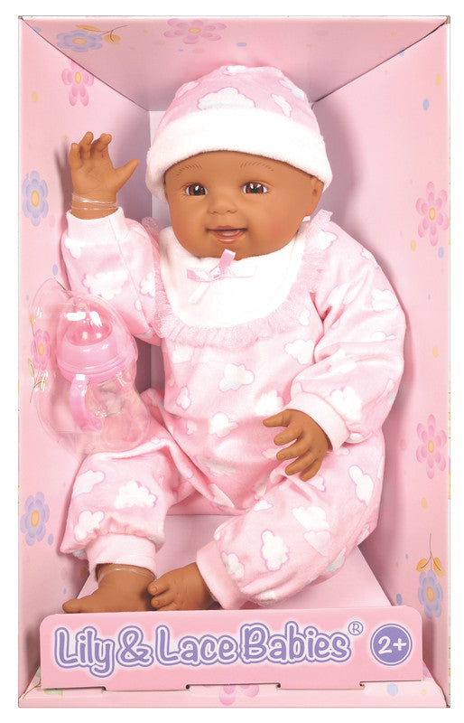Lotus Lily & Lace -Baby 18" Soft-bodied Baby Doll – Afro-American 2 - Laadlee