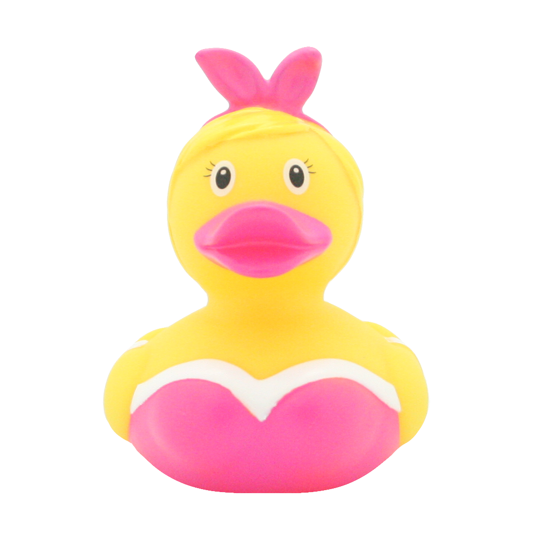 Lilalu Bath Toy Bunny Duck - Pink & Yellow