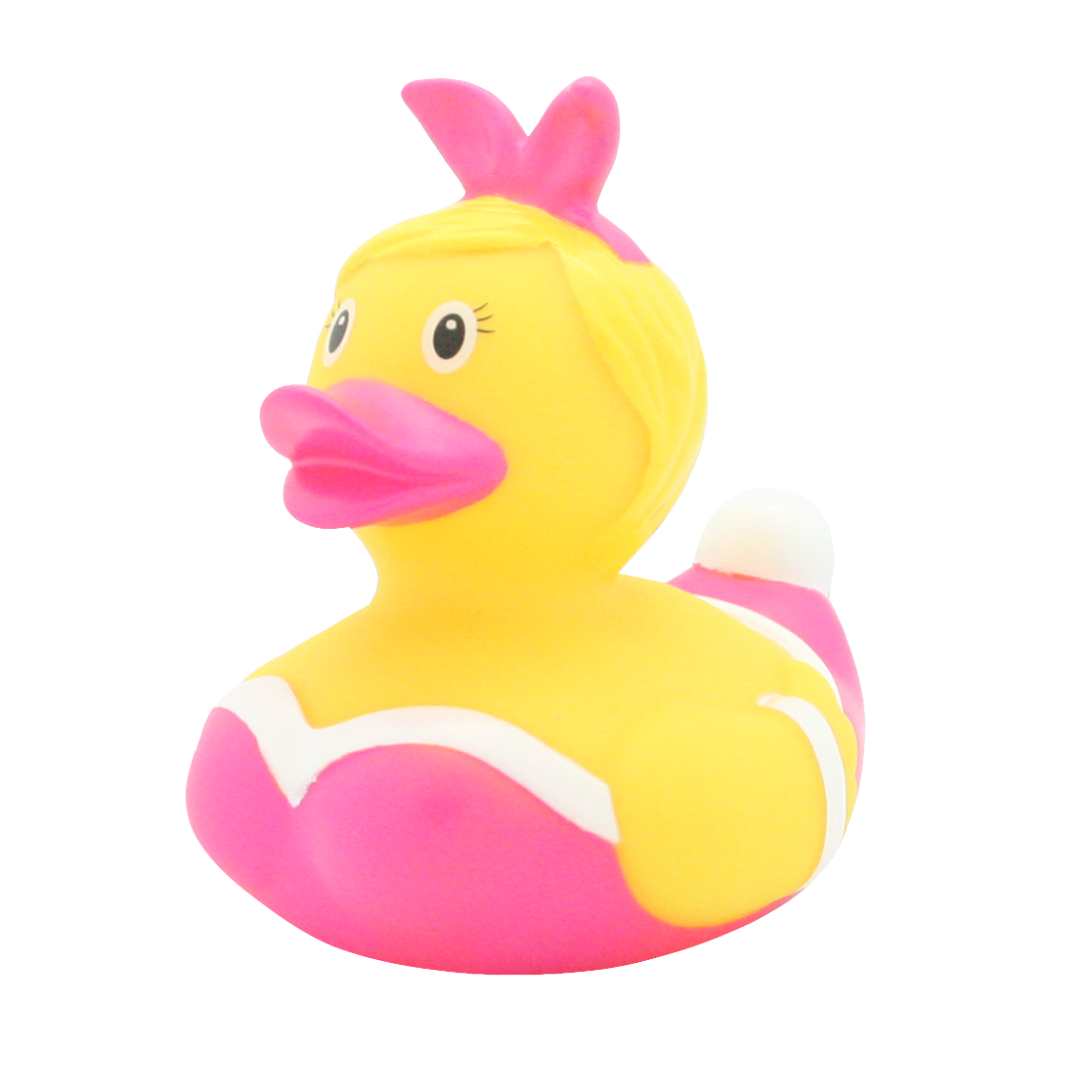 Lilalu Bath Toy Bunny Duck - Pink & Yellow