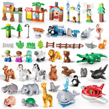 Feelo Amazing Animal Journey Building Blocks Set - 186pcs