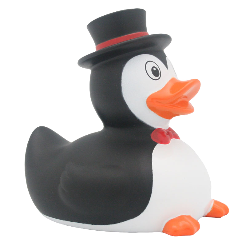 Lilalu Penguin Duck - Black & White