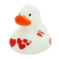 Lilalu Duck With Red Hearts - White