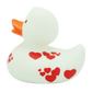 Lilalu Duck With Red Hearts - White