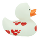 Lilalu Duck With Red Hearts - White