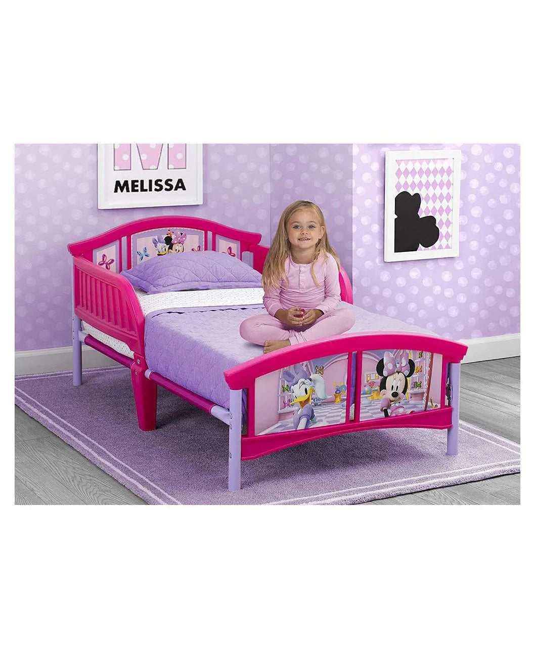 Delta Children Minnie Mouse Plastic Toddler Bed