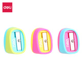 Deli Pencil Sharpener 3Pc Assorted 583
