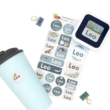 My Nametags Maxistickers - Ocean (Pack of 21) - Laadlee