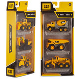 CAT Die Cast Metal 4Inch - Pack of 3 - Assorted (Style May Vary)