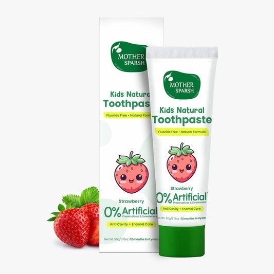 Mother Sparsh Natural Toothpaste Strawberry - 50gm