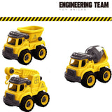 Little Story Kids Construction Toy Dump Truck - Yellow