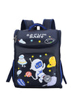Eazy Kids Astronaut School bag with Universal Trolley - Blue