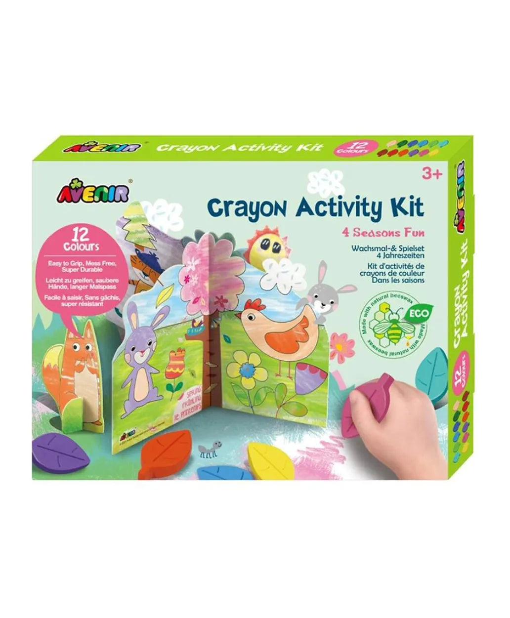Avenir Crayon Activity Kit - 4 Seasons Fun - Laadlee