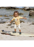 Lassig SPF Short Sleeve Baby Rashguard - Surfboards Vanilla