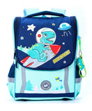Eazy Kids School Bag Dino in Space 15Inch - Green