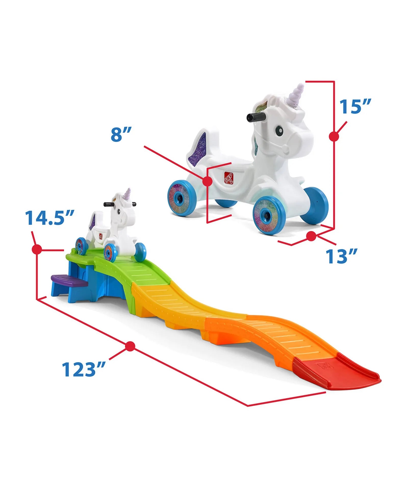 Step2 Unicorn Up & Down Roller Coaster - Laadlee
