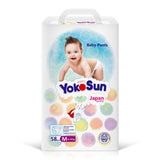 Yokosun Baby Diaper Pants, Size 3 - M (6-10 kg) 58 Pcs