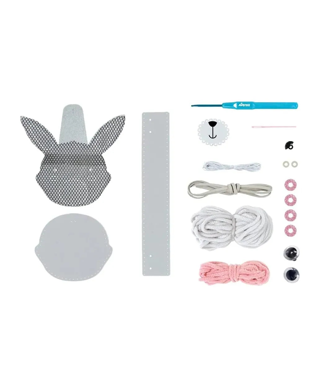 Avenir Loopie Fun My First Plush Bag Kit - Bunny - Laadlee