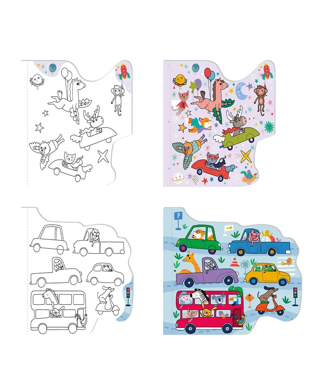 Avenir Magic Water Painting - Riding & Flying - Laadlee