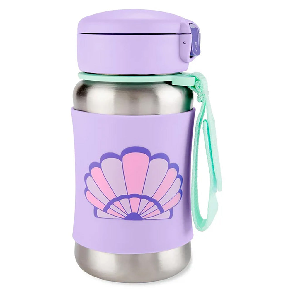 Skip Hop Spark Style Straw Bottle 350ml - Seashell