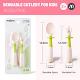 Mideer Bendable Cutlery for Kids - Pink