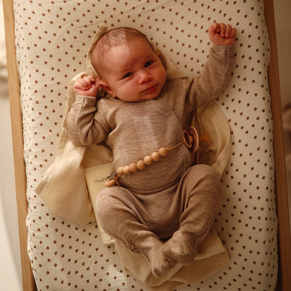 Mushie Changing Pad Cover Blush - Laadlee