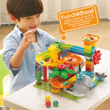 Feelo Whale Slide Run Big Building Blocks - 97pcs